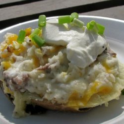 Beef Stuffed Potatoes