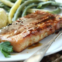 Bourbon-Glazed Pork Chops