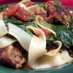 Smoked Turkey Sausage With Pasta