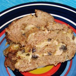 Cheese and Mushroom-Stuffed Meatloaf