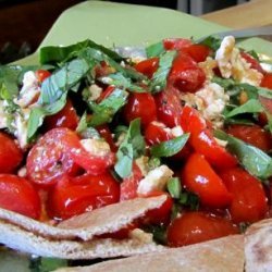 Baked Cherry Tomatoes and Feta