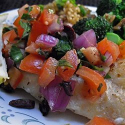 Cod With Mediterranean Salsa