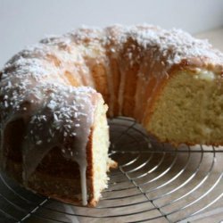 Coconut Bundt Cake With Powdered-Sugar Glaze