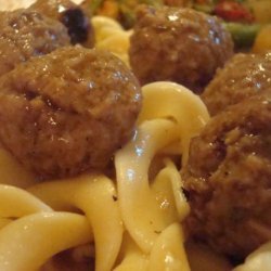 Favorite Meatballs and Gravy