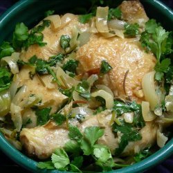 Chicken in Coriander / Cilantro Sauce