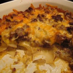 Cheesy Hamburger & Potato Casserole