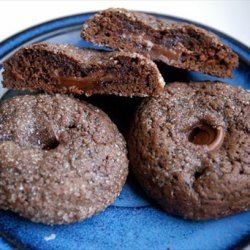 Chocolate Caramel Rolo Cookies