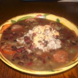 Mexican Black Bean Soup With Sausage