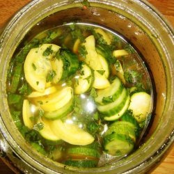 Cucumber-Zucchini Salad