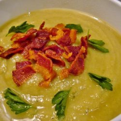 Creamless Cauliflower Leek Soup