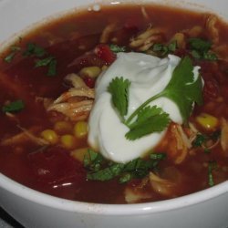 Crock Pot Chicken Tortilla Soup