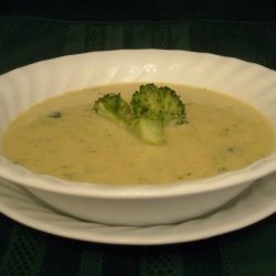 Broccoli Cheese Soup - 20 Minute fast and low fat