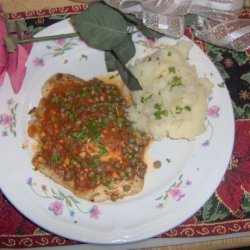 Pan Fried Tilapia With White Wine and Capers