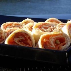 Smoked Salmon & Cream Cheese Swirls