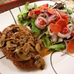 Jägerschnitzel (Pork or Veal Cutlets in  Mushroom Gravy)