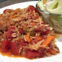 Crock Pot Hamburger Cabbage Casserole-Revised