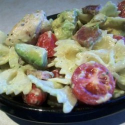 Ranch and Avocado Pasta Salad