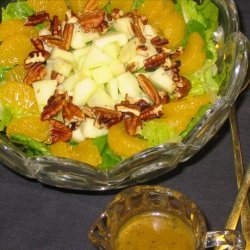 Spinach/Romaine Salad With Poppy Seed Dressing & Mandarin Or