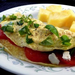 Light Italian Feta Omelet