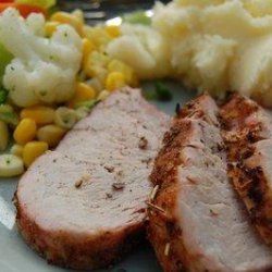 Grilled Pork Tenderloin With Italian Rub