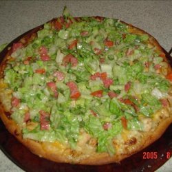 Chicken Caesar Salad Pizza