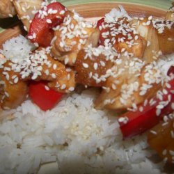 Yummy Sesame Chicken Skewers