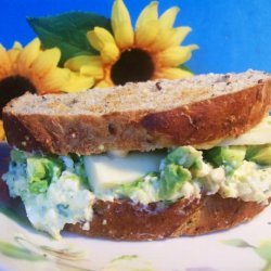 Chopped Egg and Avocado Sandwich