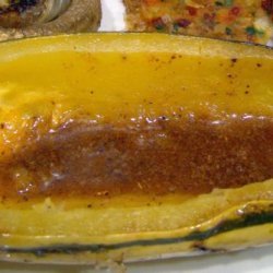 Baked Delicata Squash With Lime Butter