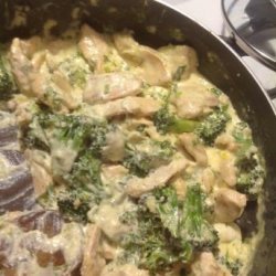 Chicken Broccoli Alfredo - Low Carb