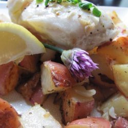 Cute Pacific Cod With Baby Roastie Potatoes- from the Farm