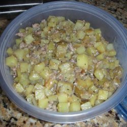 Kielbasa, Potato, and Onion Skillet