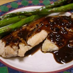 Tilapia With Balsamic Butter Sauce