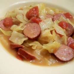 Cabbage and Sausage Crock Pot