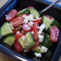 Greek Cucumber Summer Salad