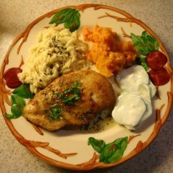 Breaded Chicken Cutlets With Lemon Basil Sauce