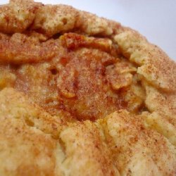 Apple Crostata With Caramel Sauce