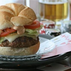 Taco Burgers With Chipotle Mayonnaise