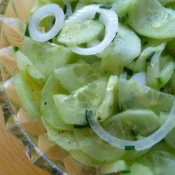 Simply, Simple Cucumber Slices in Vinegar Dressing- Longmeadow