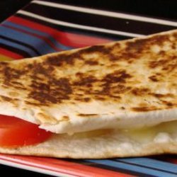 Tomato and Cheese Quesadilla