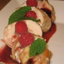 Boursin Stuffed Chicken Breasts With Raspberry Sauce