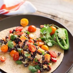 Black Bean Sweet Potato Burritos