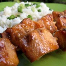 Soy Glazed Salmon Kabobs