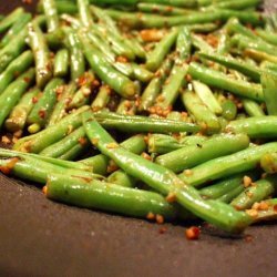 Spicy Stir-Fried Green Beans and Scallions