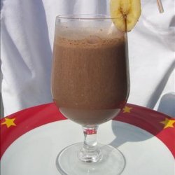 Cocoa Banana Smoothie (fat Free)