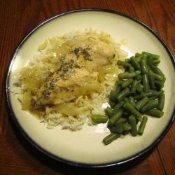 Crock Pot Lemon Garlic Chicken