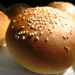 Homemade Sesame Hamburger Buns