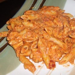 Penne Russo a La Vodka With Basil Cream Sauce