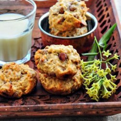 Banana Oatmeal Chocolate Chip Cookies