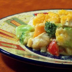 Chicken, Rice, Broccoli & Cheese Casserole
