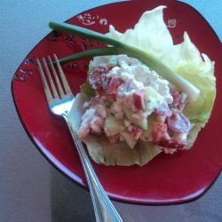 Potluck Portion -- Cottage Cheese Summer Breeze Salad
